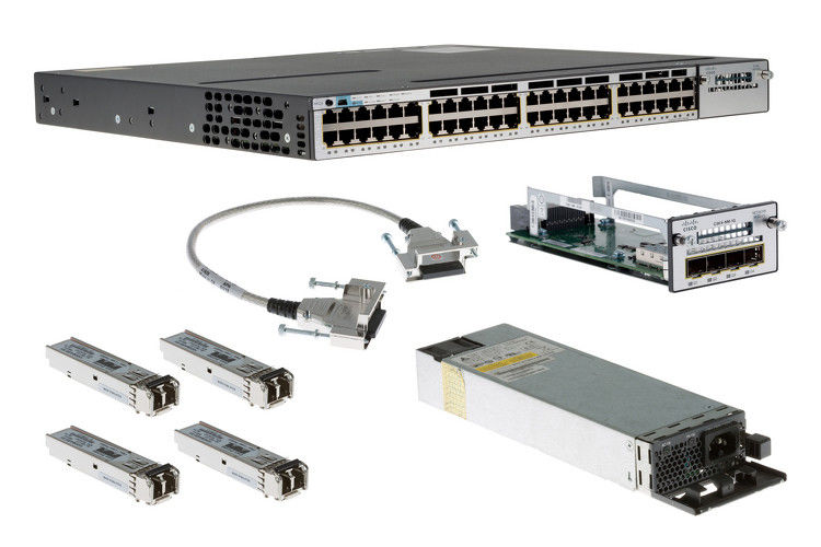 Cisco Gigabit 48 Port PoE IP Base Switch WSC3750X48PS