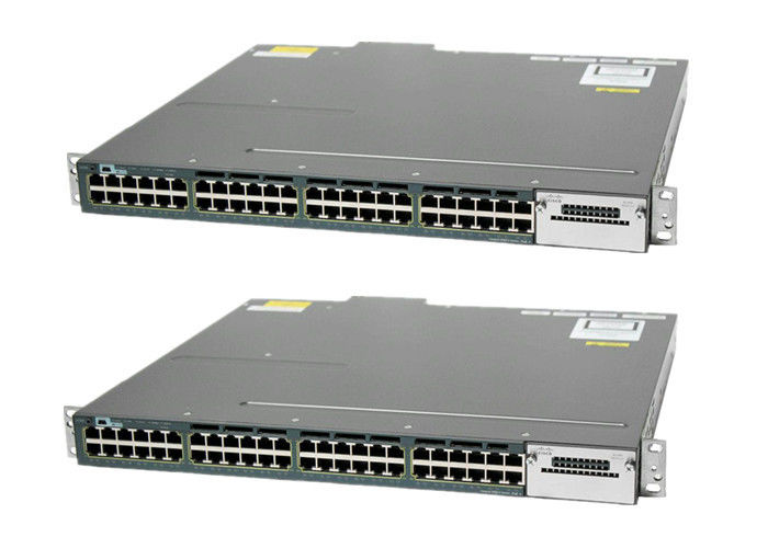 10/100/1000 Base -T POE Network Switch WS-C3560X-48PF-S 128 MB Flash Memory
