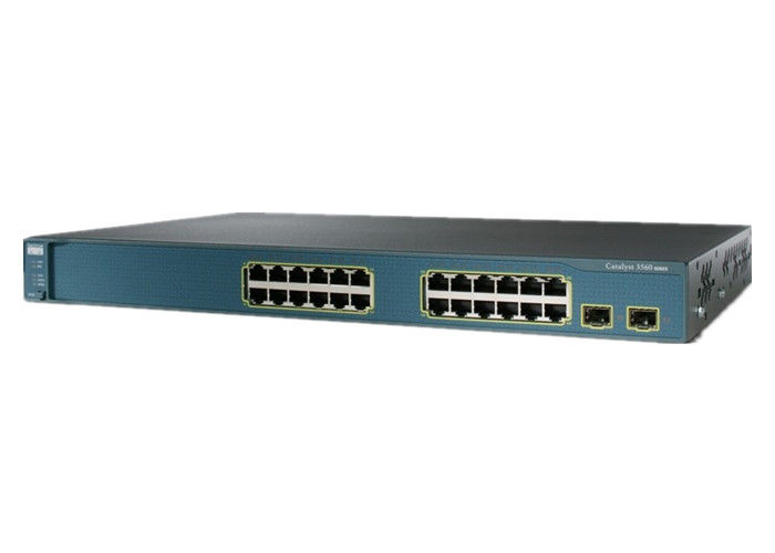Managed Network Switch Cisco 24 Port Gigabit Ethernet Switch WS-C3560G-24TS-S
