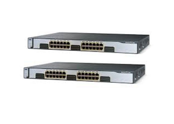 24 Port 4 SFP Cisco Managed Network Switch WSC3750G24TSE1U Jumbo