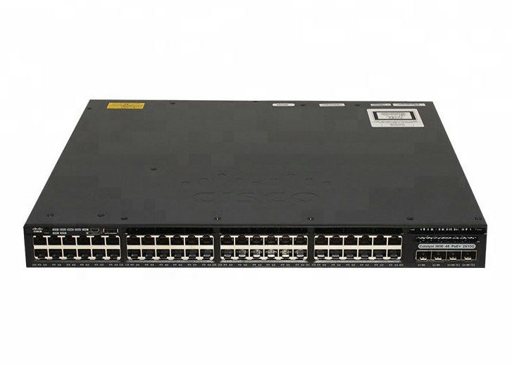 New Cisco Catalyst 3650 48 Port Poe Gigabit Switch , WSC365048PDL