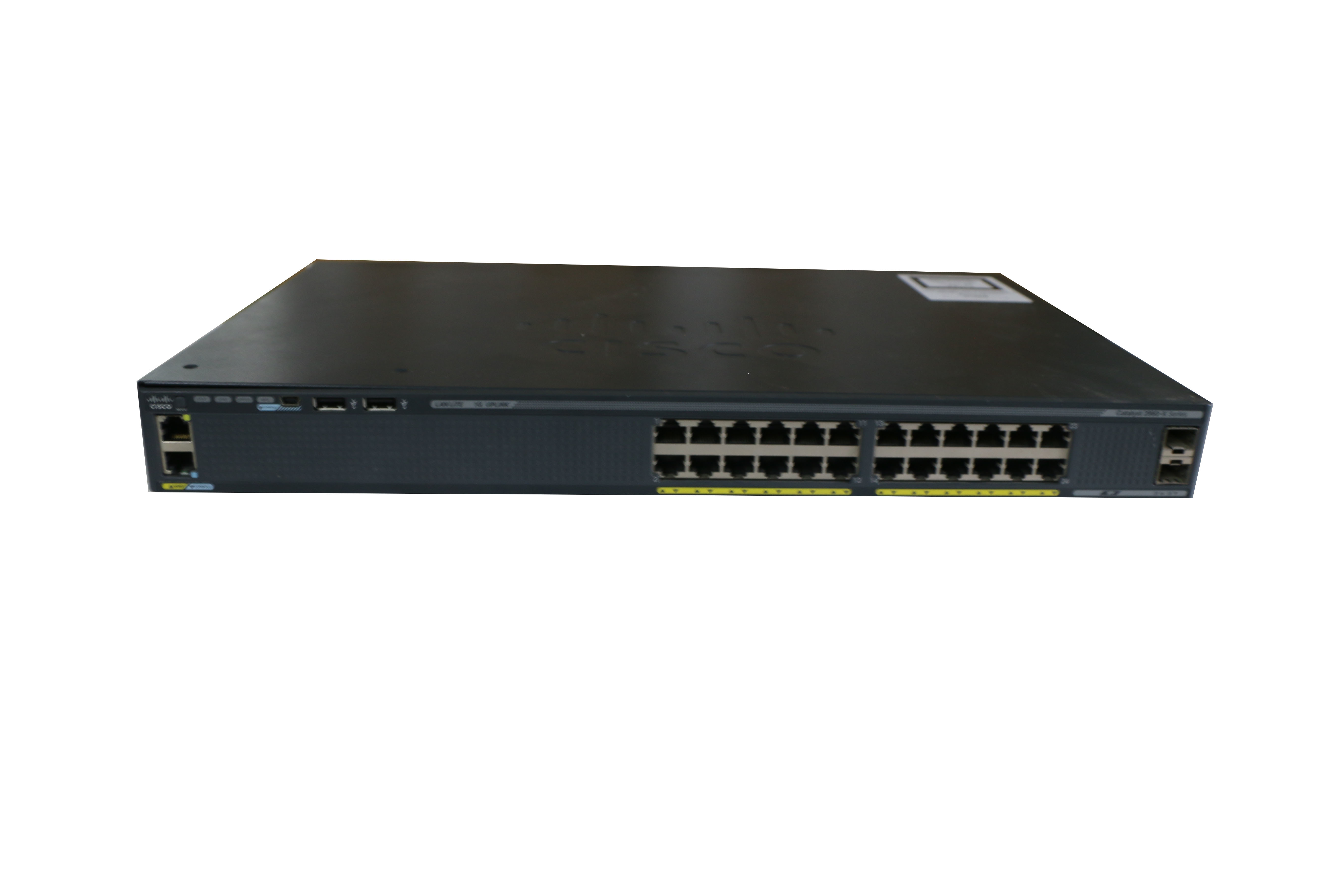 cisco catalyst 2960x gigabit lan 24 port fiber switch WSC2960X24TSL