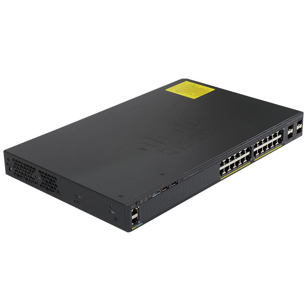 370W 24 Port Gigabit Switch LAN Base Cisco 2960X WsC2960X24tsL