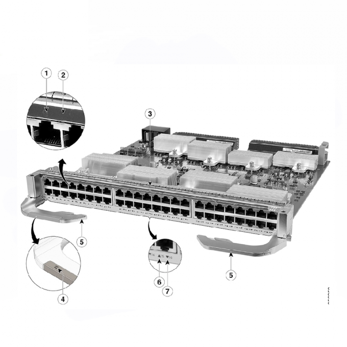 C9600LC48YL NIC Network Nic Interface Card 9600 Series 48 Port 25GE