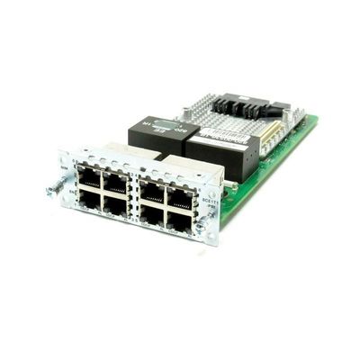 NIM-8CE1T1-PRI 8 Port Gigabit Ethernet Card Multiflex Trunk Voice / Channelized