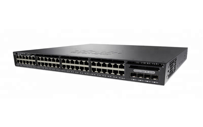 48 Port Cisco Managed Gigabit LAN Switch 4x1G Uplink IP Base WSC3650