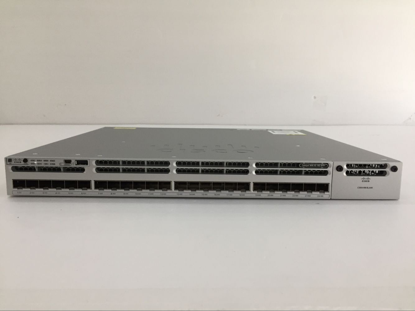 Layer 3 Cisco Core 10 Gigabit Switch WS-C3850-24XS-E 480 Gbps Stacking ...